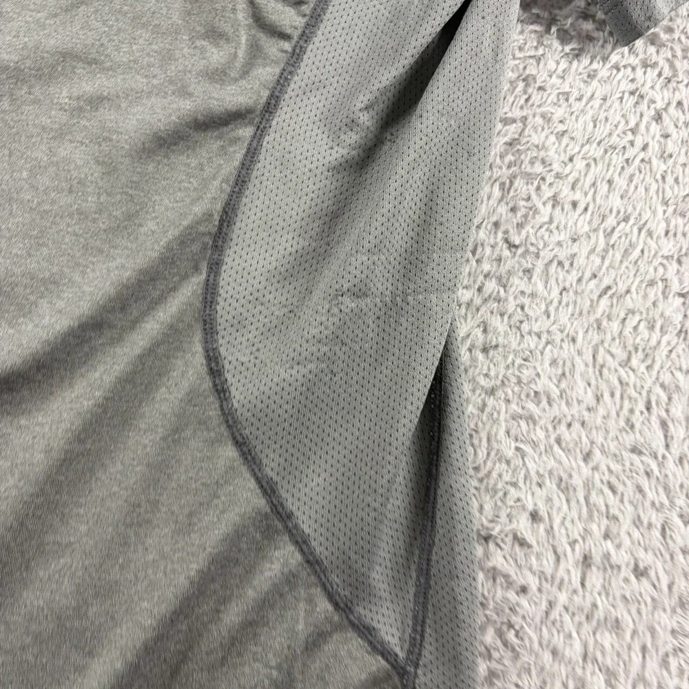 Nike Pro Combat Shirt Mens Medium Gray Fitted Short Sleeve Dri Fit Base Layer